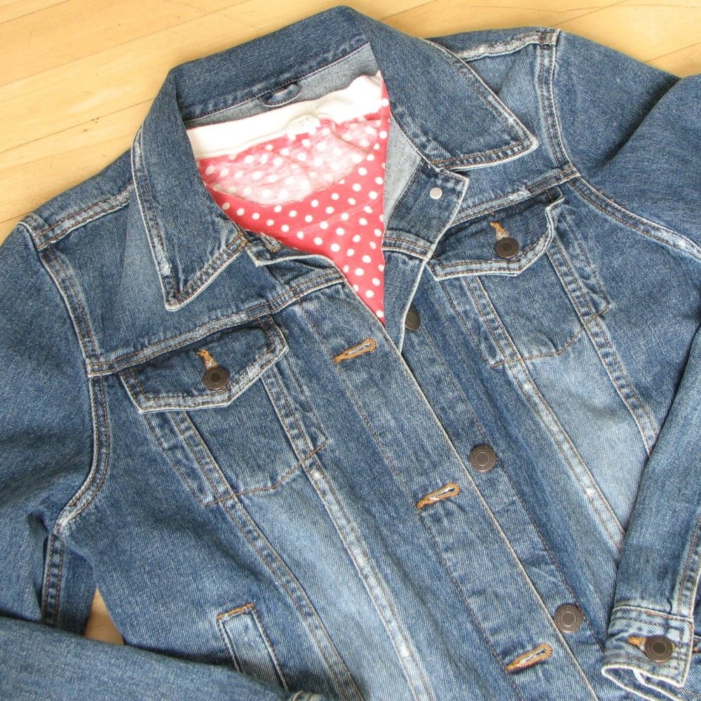 American Eagle Jean Jacket Large